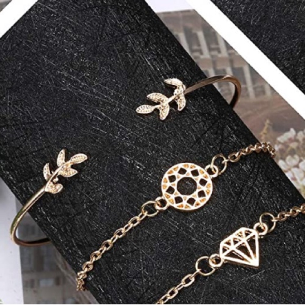 3-Piece Boho Layered Bracelet Set